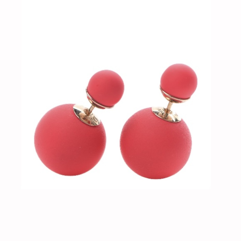 Dior Tribales Coral Orange Earrings